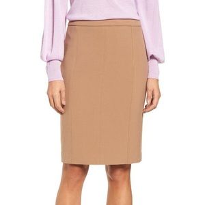 Halogen Pencil Skirt (Camel) - NWOT